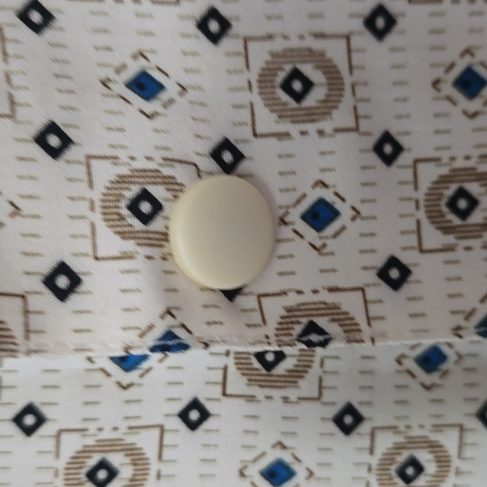 Haband Travelers Cream Patterned Shirt - Picture 6 of 11